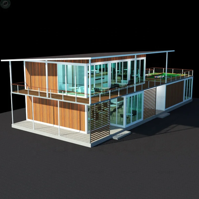 40ft Flatpack Container Club Container Rumpus Room Entertainment Club Outdoor Billiard Room