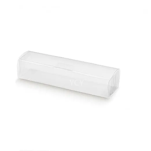 Custom clear transparent plastic PVC/PET small gift box hanging hole