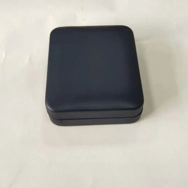 Customized medal packaging box leather case coin display box with tray inserts.0