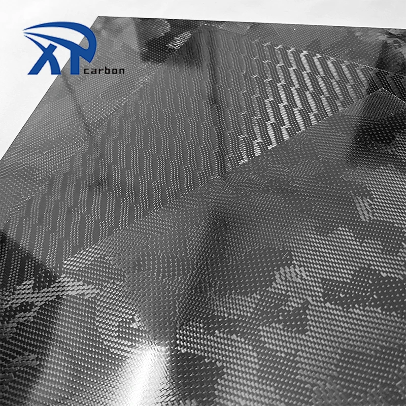 High Strength 100% 3k Carbon Fiber Plain Weave Glossy Or Matte Carbon Sheet