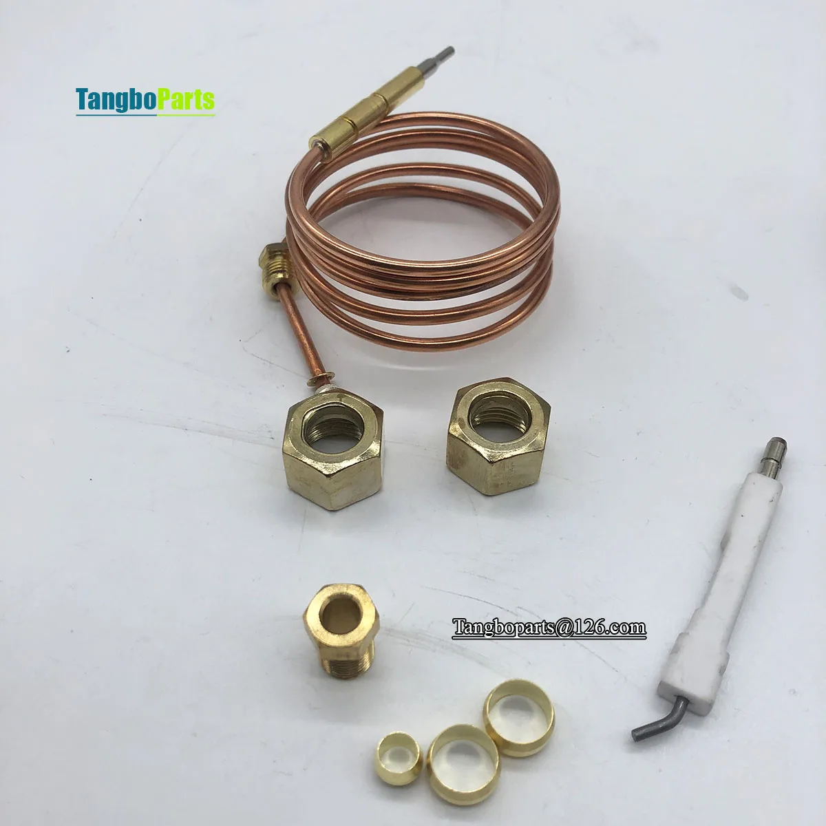 LPG NG Gas Flameout Protection Gas Safety Valve With Pilot Burner Thermocouple For Gas Stove Burner Cooker