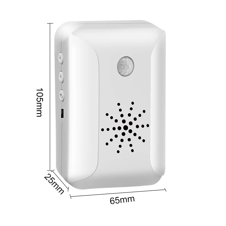 DC 5V Micro USB Charger Small Human Infrared Detective Speaker for Indoor Usage