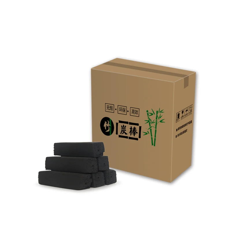 Hot sale barbecue coconut shell charcoal briquette rectangular shape charcoal price