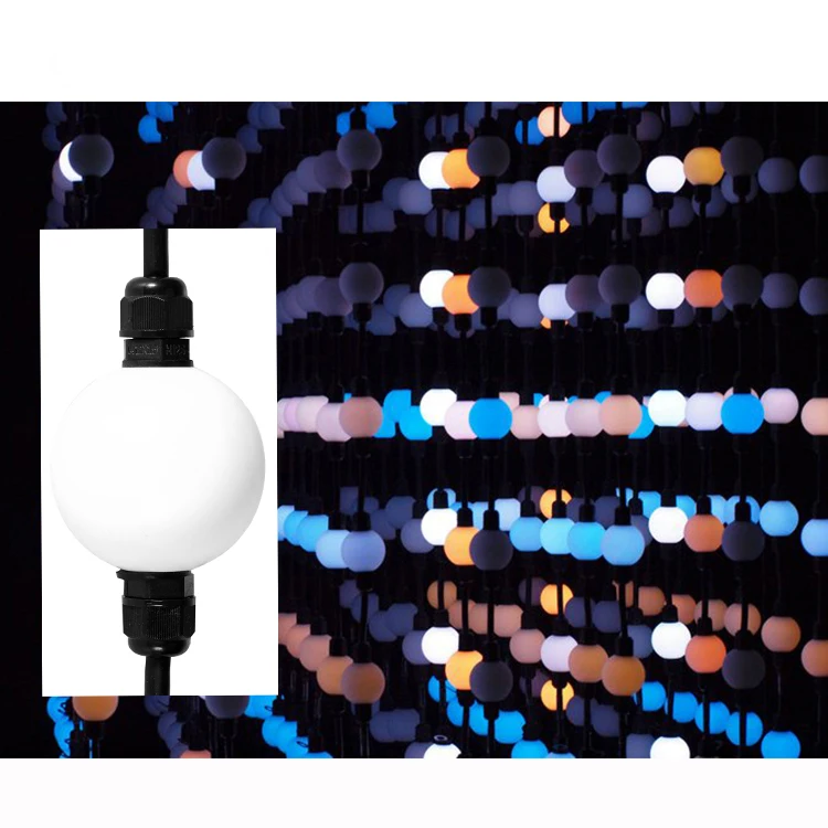 Decorative Disco Light DMX RGB LED 3D Ball Curtain Light