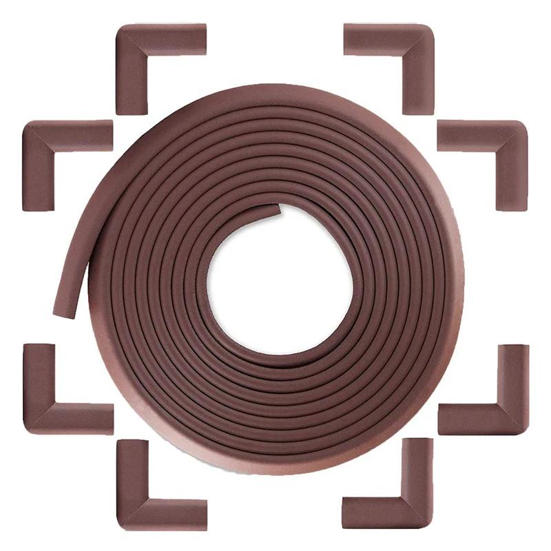 Durable school stair soft rubber plastic wall safe corner angle protectors guard