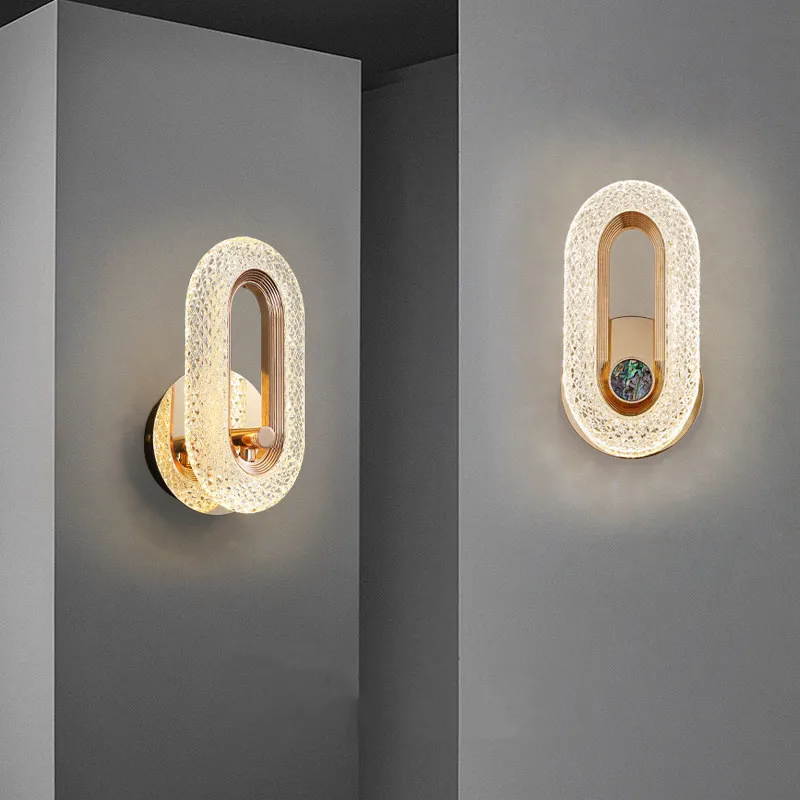 Современная светодиодная настенная лампа, комнатное освещение для декора, домашний бар, прикроватные светильники для кровати, гобелен, светильник для спальни 110-220 В