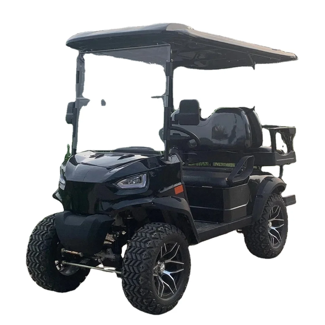 Electric 4-Seat Golf Cart with 5KW Motor Lithium 72V Battery Chinese Buggy with EEC DOT GCC Certificates