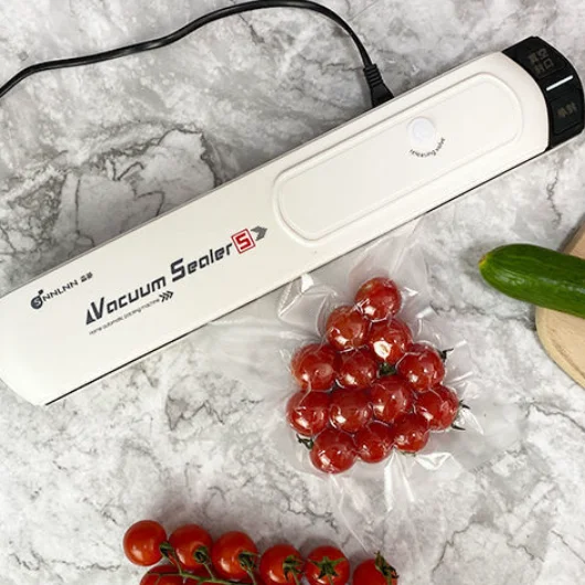 Vacuum sealer food machine kitchen use white plastic vacuum packing sealers