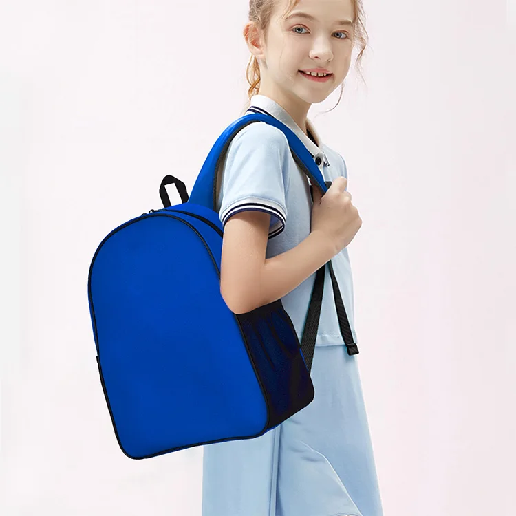 original factory  DIY Custom cartoon backpack reflective stripe Children  kids school bags for primary students