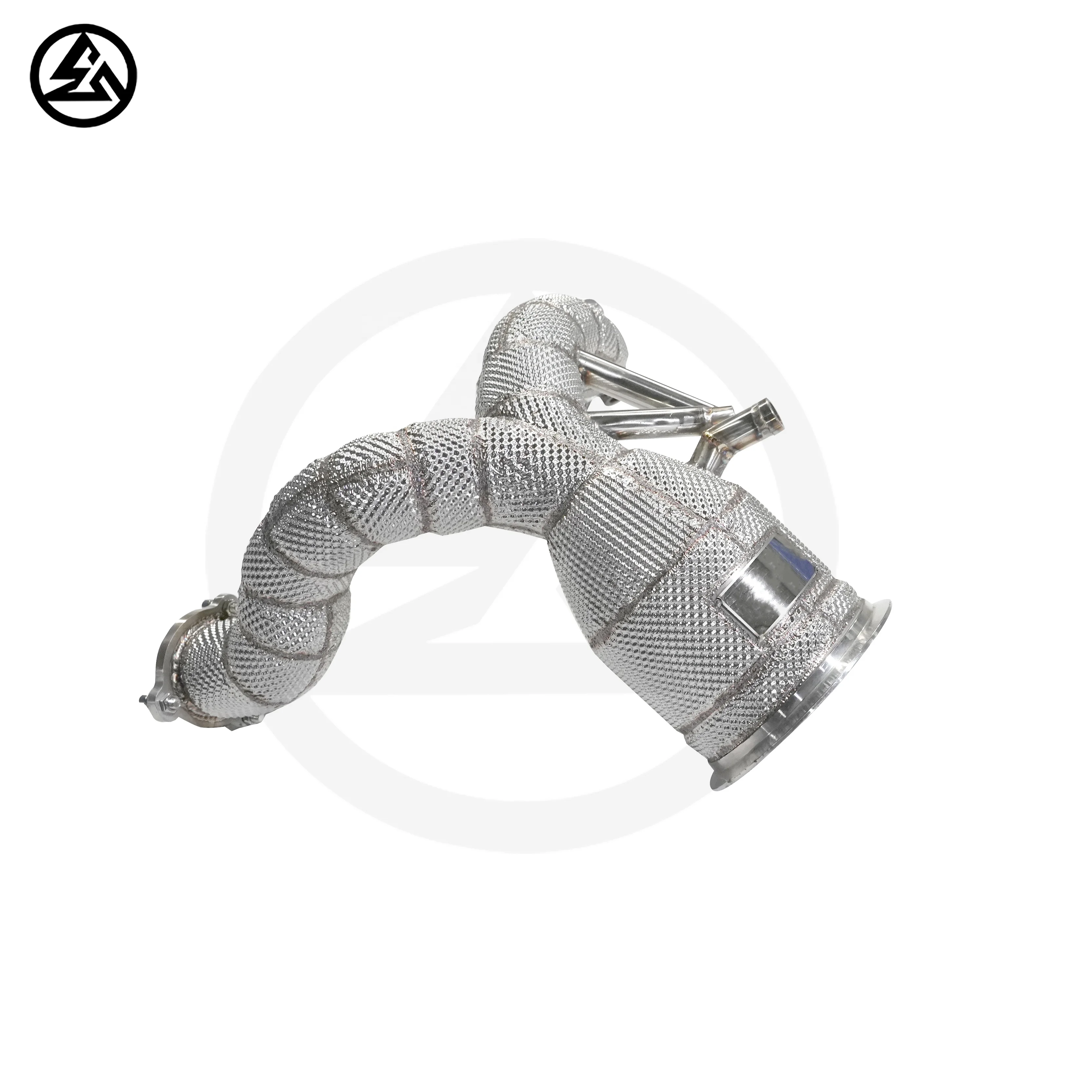 CSZ Catted Downpipes автомобильные аксессуары для Audi Q7 Q8 3 0 T 2020-2023 выхлопной трубы агрессивная Настройка звука