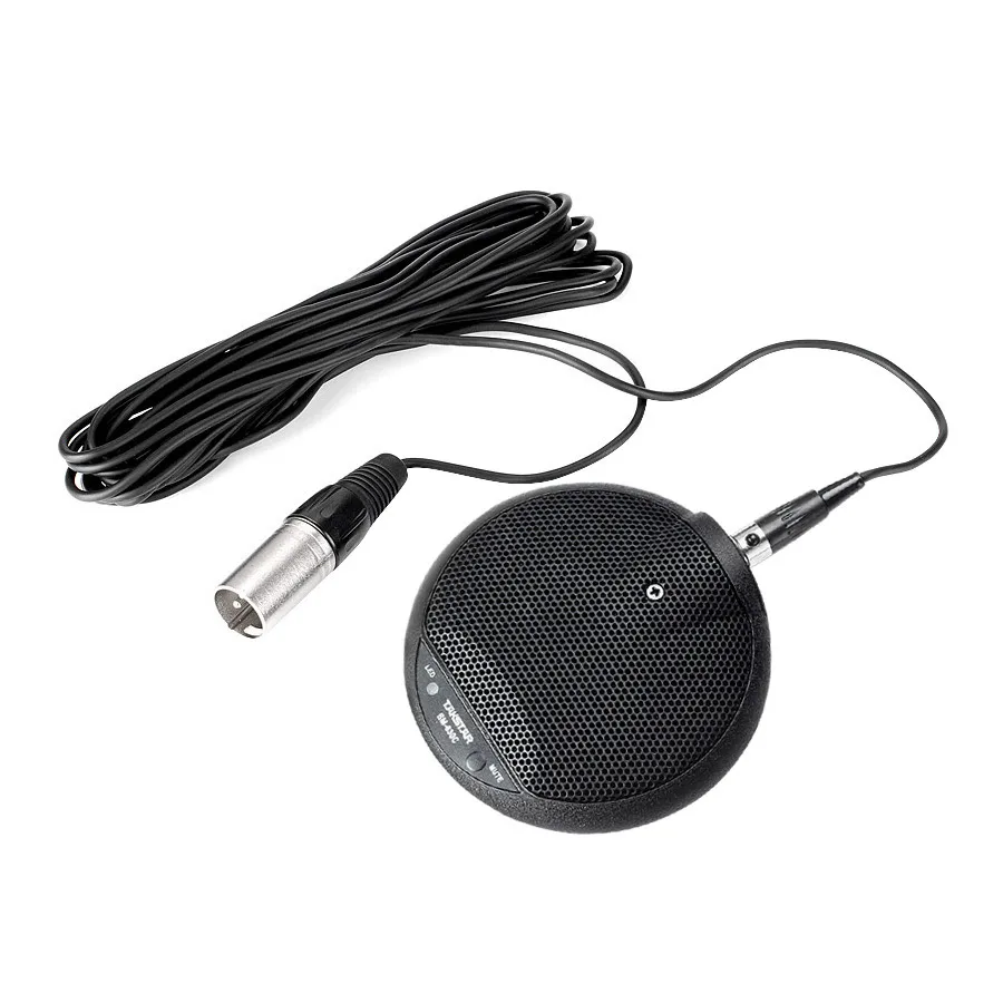 TAKSTAR BM-630C Recording Electret Condenser Microphone with XLR Cable Wide-range Boundary Microphone Mic for Church Meeting
