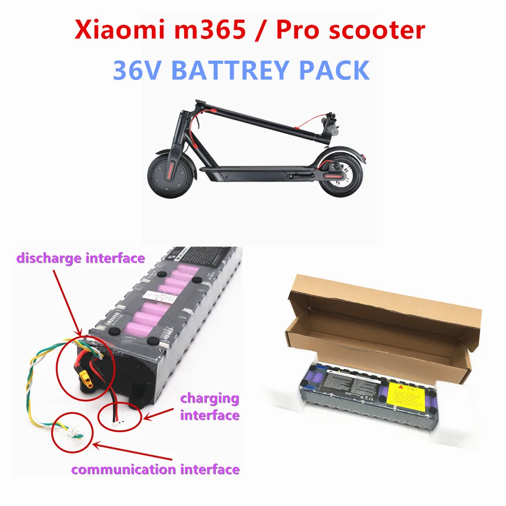 New Image Electric Scooter Copy Battery Pack 7.8Ah 36V Chinese Cells For M365 Mi1S Scooter Spare Parts