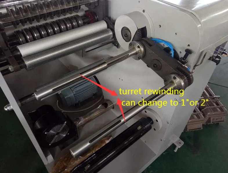 High  accurate rotary die-cutting machine with roll slitting and rewinder punching  machine