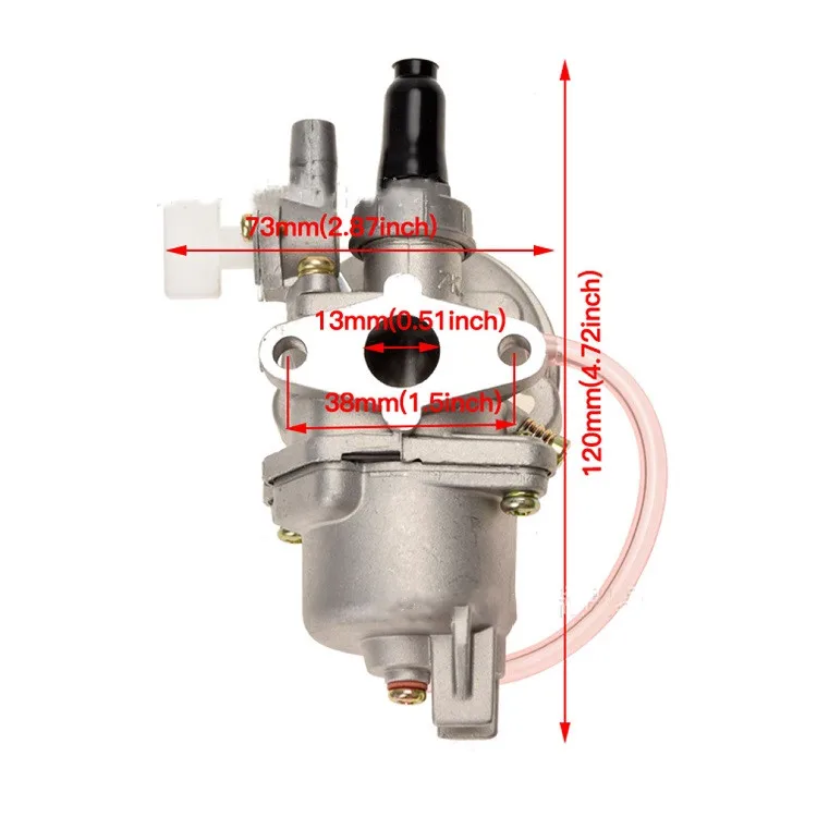 dirt bike parts 49cc Carburetor 40-6 carburetor for 2 stroke 49cc air cooled Mini Pocket ATV Quads Mini Dirt Bike Scooter