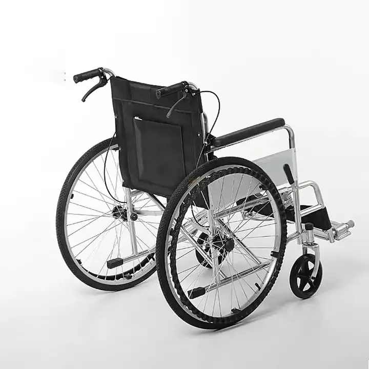 medical manual cheap foldable lightweight wheelchair handicap patients disabled wheel chair