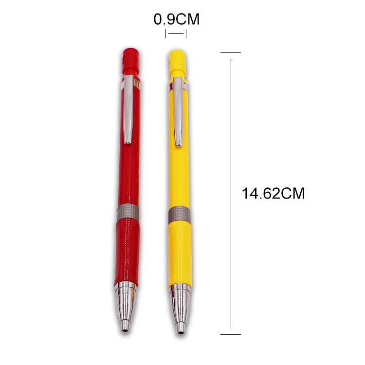 Sisin 2mm Mechanical Pencils Metal Clip Bulk HB Propelling Pencil for Office School Stationery