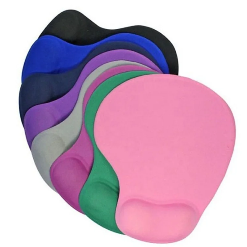 
Wholesale Promotional Custom Printed Oval Mouse Pad with Wrist Rest Support 