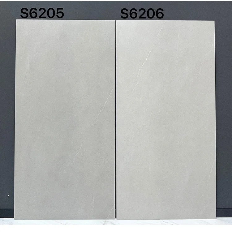 600x1200 Mm Rough Antique Dark Grey Rustic Porcelain Polished Glazed Floor Bathroom Tiles