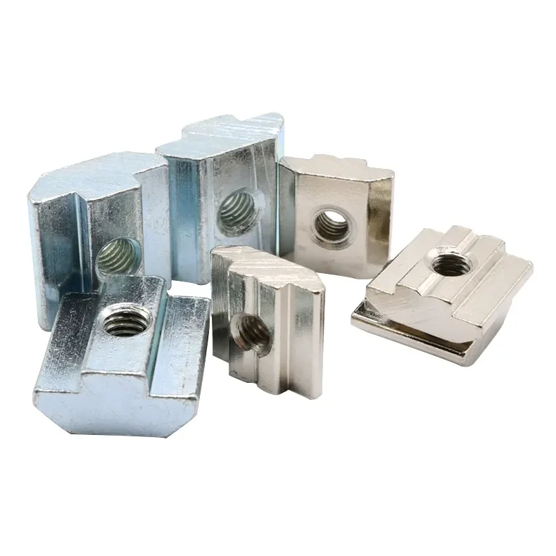 M4 M5 M6 M8 T Slot Sliding Nut Fasten Connector Slide in T Nuts for 2020 3030 4040 4080 4545 Series Aluminum Extrusion Profile