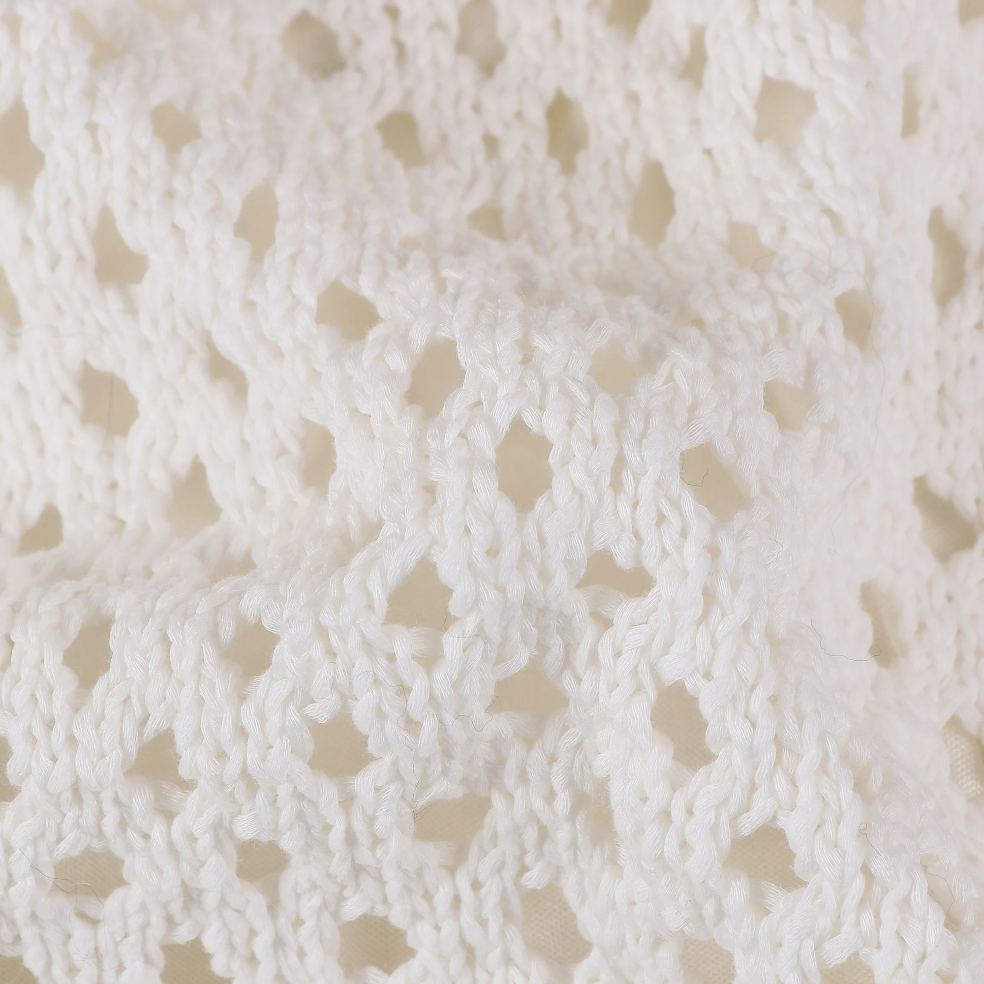 Latest Design Crochet Pointelle Pattern Women Knit Dress Skirt