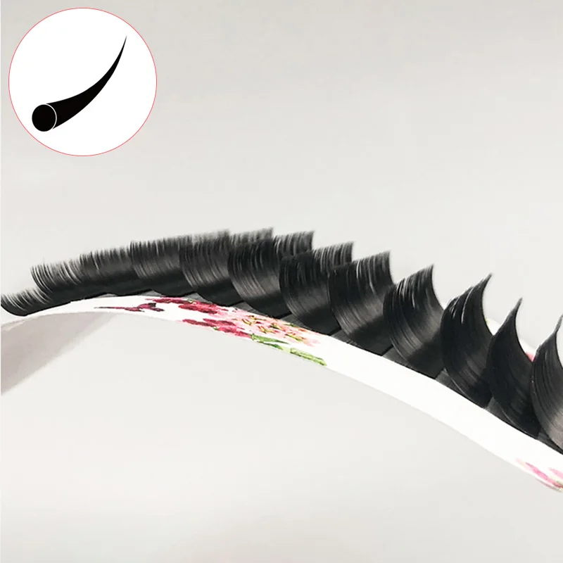 professional color lash extension matte black dark brown lash 3d bulk colored eyelash