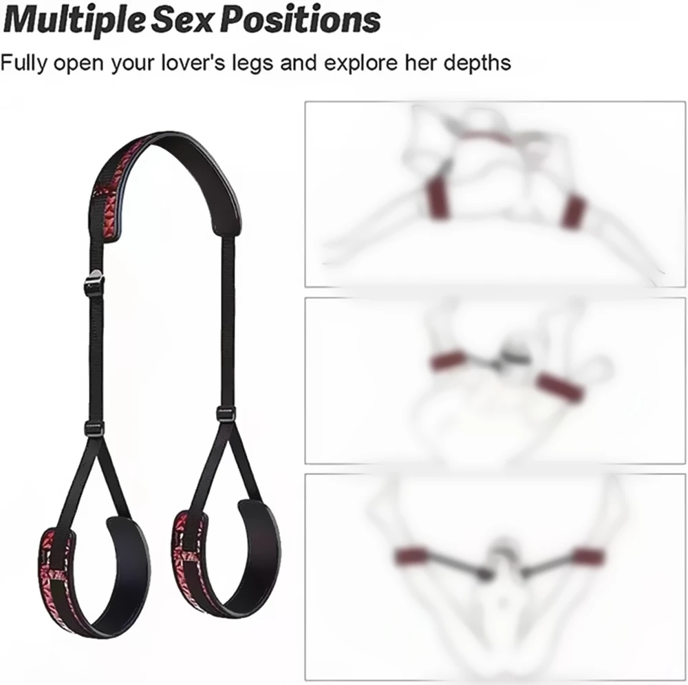Nylon Sex Swing with Triangle Frame Sling Swing Sex Toys for Couple Sex Swing Set BDSM Japanese Bondage Suit Adult SM