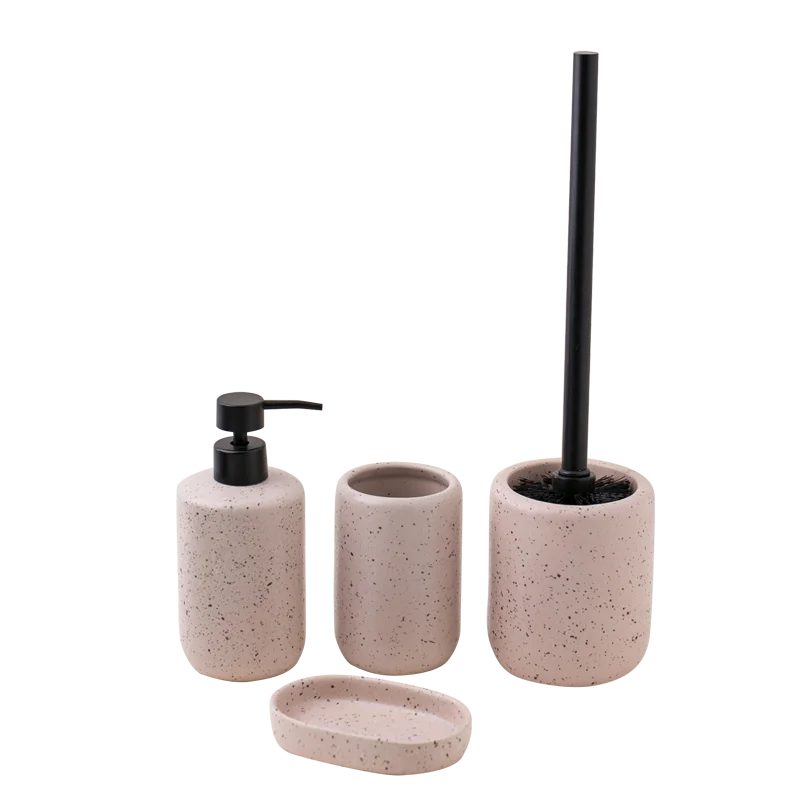 Classic Factory Wholesale 4 Piece Ceramic Bathroom Accessories Bath Set