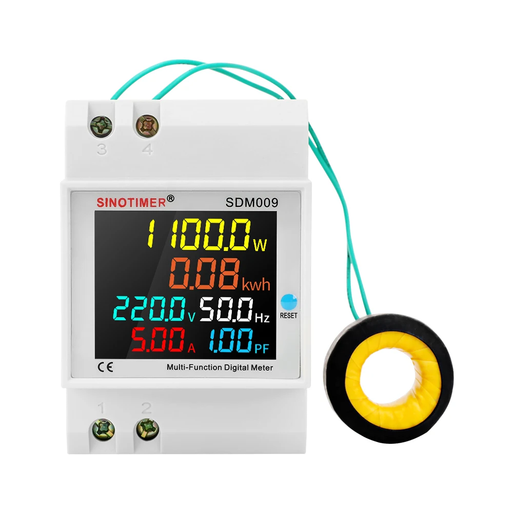 New Design 3P Multifunctional Digital KWH meter with backlight and reset funtion, electric energy meter, Power Meter