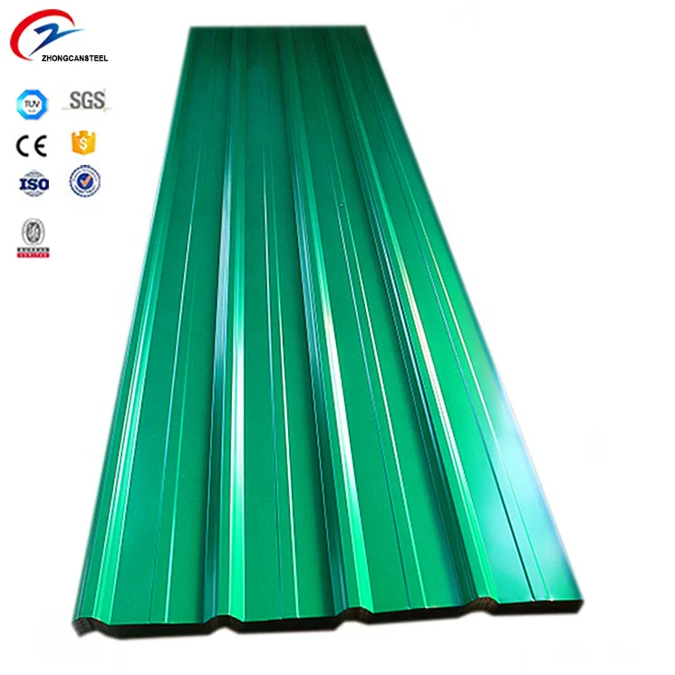 Corrugated prepainted galvanized steel roof sheets; embossed ppgi/printed metal roofing sheet