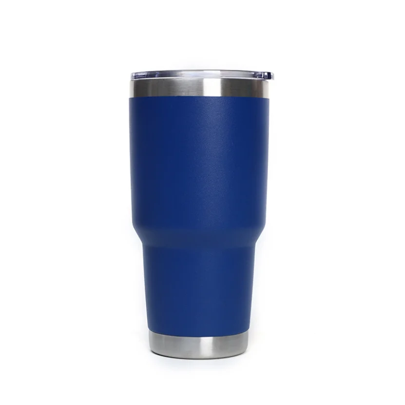 
factory direct sale powder coated 30oz vacuum insulated stainless steel Magnetic tumbler lid tumbler with Magnetic slider lid 