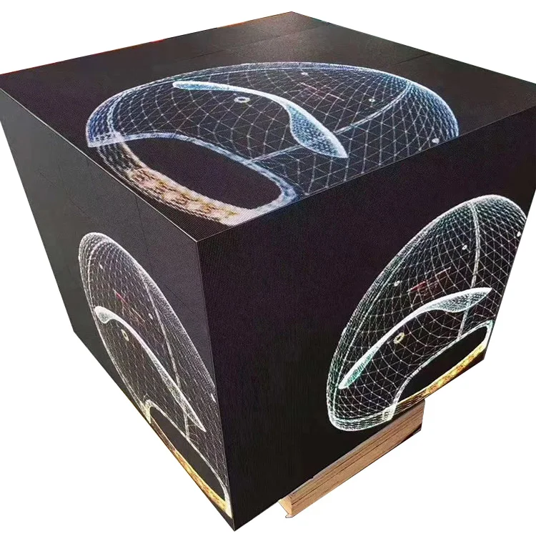 Квадратный светодиодный рекламный щит сценический P5 cube экран