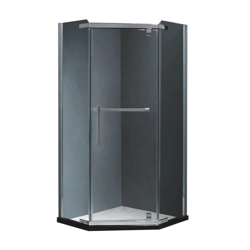 Cost effective solution aluminum sliding tempered glass shower room