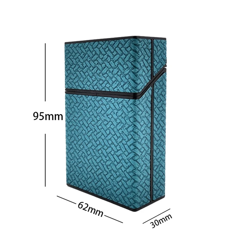 XY105CCP09 New Design Cigarette Case Household Straw Design 20pcs Capacity Cigarettes Tobacco Smoking Accessories