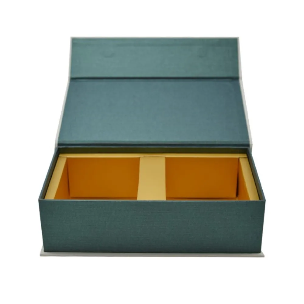 Custom Luxury Recycled Cup Tea Bag Paper Cardboard Gift Box Tea Set Bag Gift Tea Magnetic Gift Packaging Box With Logo