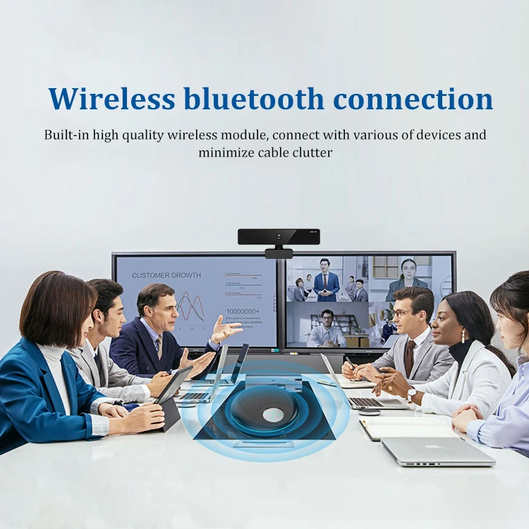 4K Hd 30-Frame Smooth Video Intelligent Automatic Noise Microphone 4K Hd Zoom Camera Auto Tracking Video Conferencing