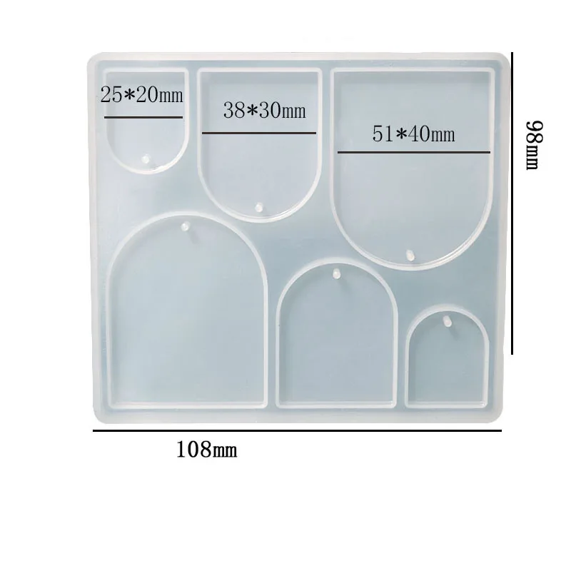 DIY Laser Holographic Silicone Mold Anti-Scald Coaster Table Crystal Epoxy Holographic Mold