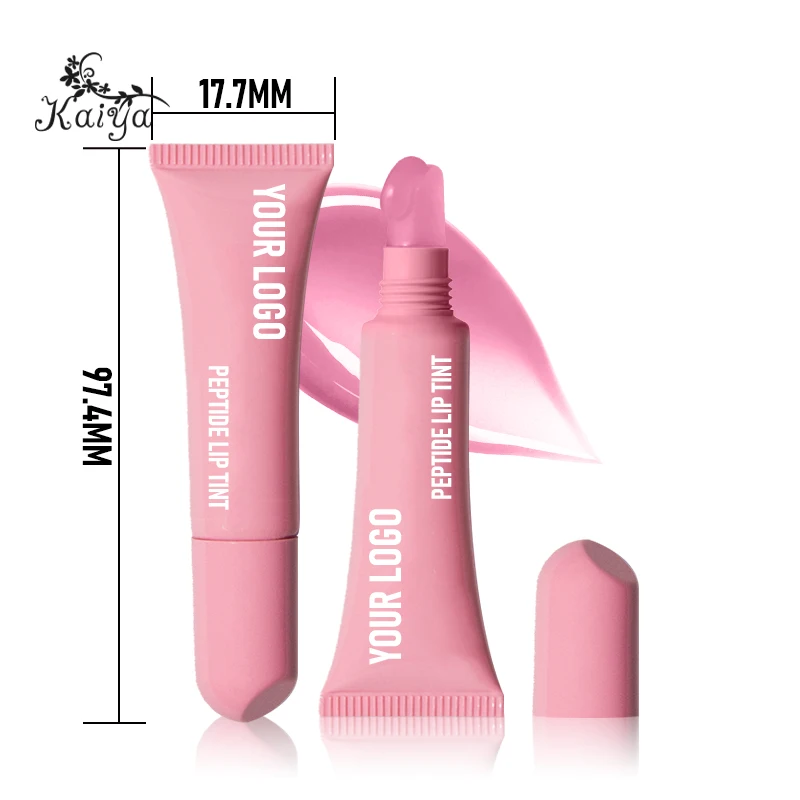 Private label Cosmetic Natural Glow Glossy Lipgloss restorative lips treatment Vegan nourishing LIP LAYER plump liquid lip tint