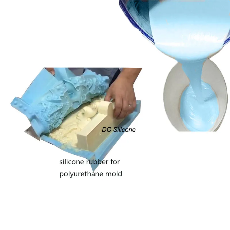 Cement Statues Mold Making RTV2 Condensation Cure Silicone Rubber By Pour Or Brush Way