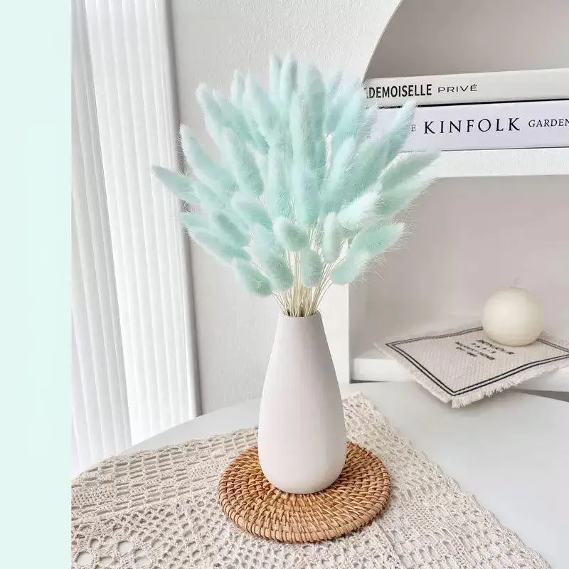 Bunny Tail Bouquet Artificial Dried Grass For Home Decoration Floral Design And Soft Texture