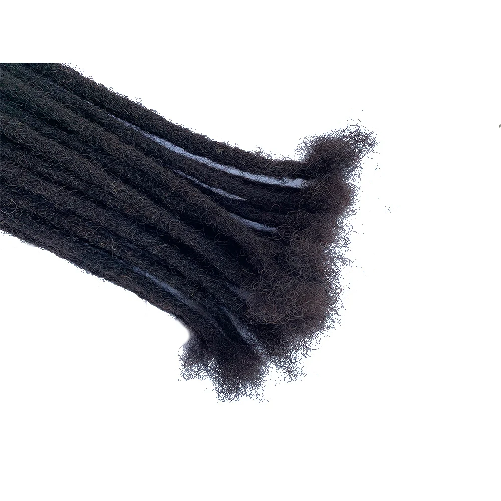 Оптовая цена человеческие волосы систеры дреды для наращивания полностью ручная работа (ширина 0 4 см) 100%