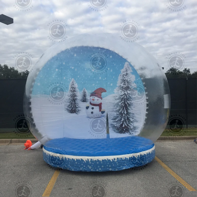 Inflatable Christmas Snowball Inflatable Clear Snow Globes Ball For For Take Photos