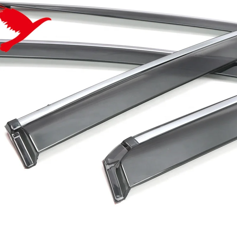 Plastic Car Side Window Wind Sun Rain Guard Deflectors Visor Vent Shades 4PCS for Mitsubishi Xpander 2017-2019