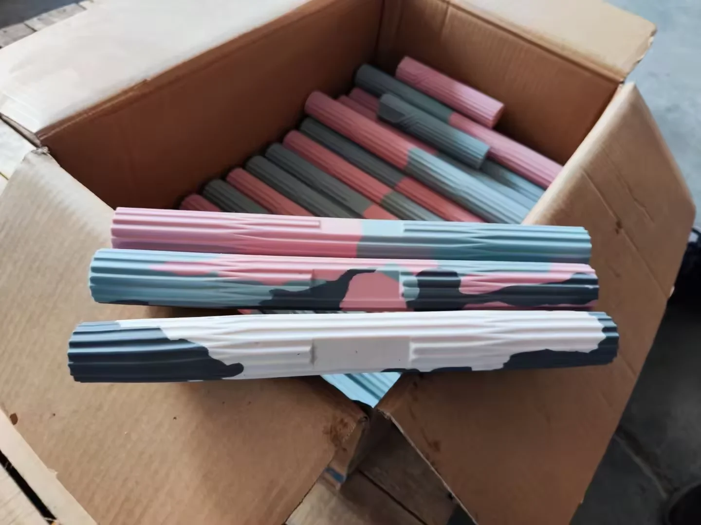 Single Eco-friendly Strengthener Twist Hand Exerciser Flex Resistance Grip Bar Silicone Exercises Flex strength training Bar