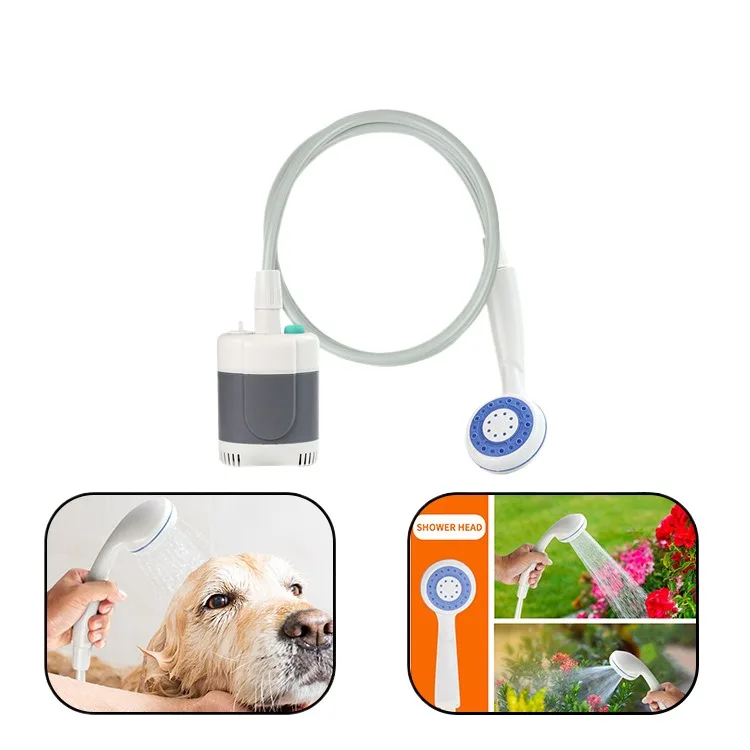 camping shower pump Outdoor shower portable bathing machine USB Charging camping shower