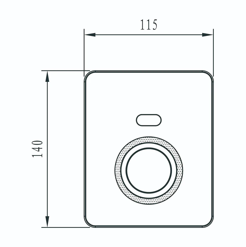 LED Hands Free Infrared sensor Automatic Toilet  Flusher