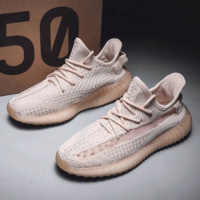 Shoe Men Women,Yeezy 350 Sports Tennis  Men Women Running Fitness Casual  Walking Style Shoes