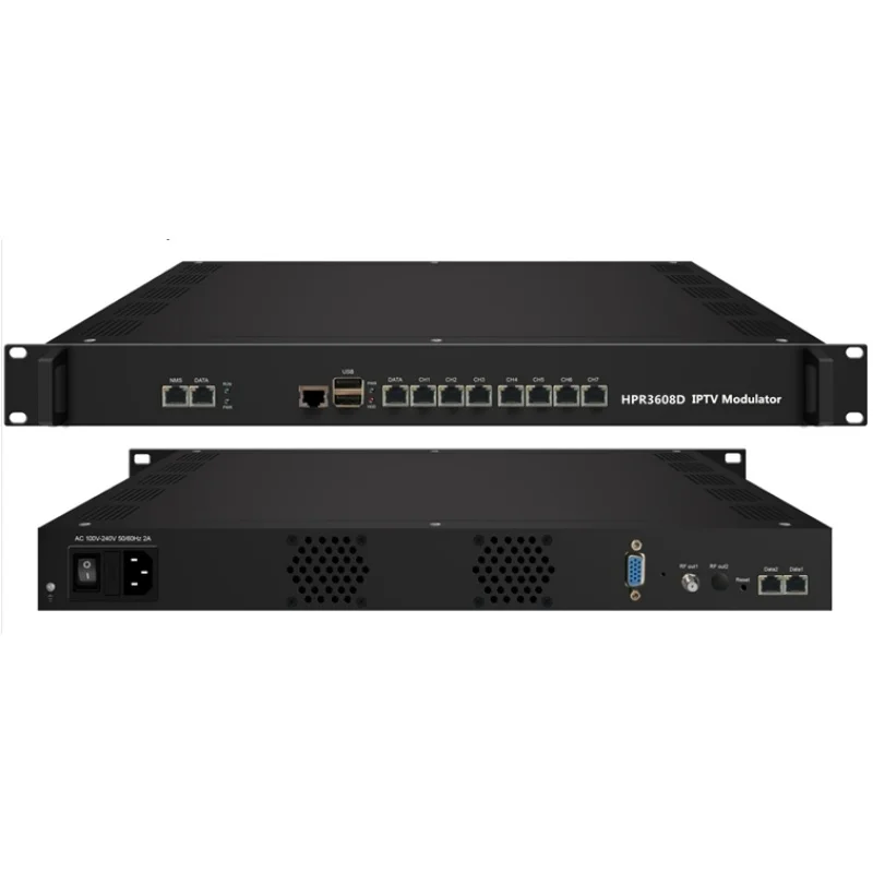 HTTP UDP HLS RTP RTSP IPTV gateway digital tv broadcast rf converter IPTV Modulator catv headend