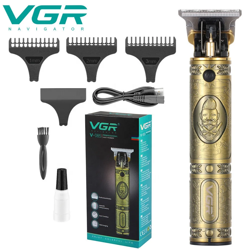  Горячая продажа оригинальный VGR V085 Профессиональный перезаряжаемый мужской триммеры для стрижки