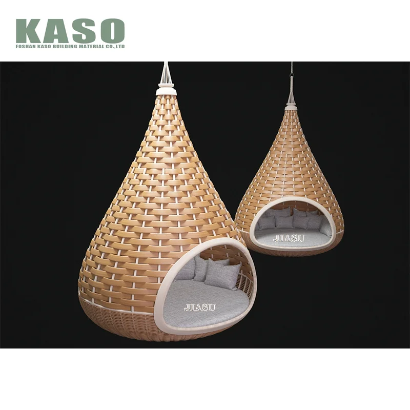 Aluminum Orange Sun Modern Teak Pool Lounger Chaise Luxury Rattan Low Garden Sofas Bamboo Seat Outdoor Lounge Set Furniture