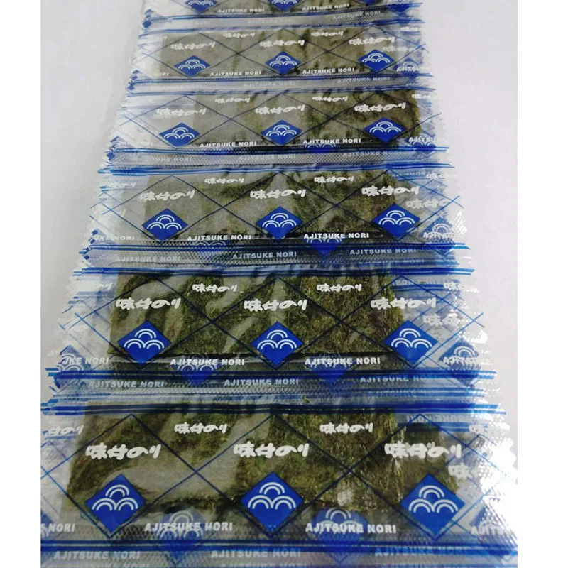
100 Small Packs Healthy Snacks Japanese Kimbab Seaweed Snack 